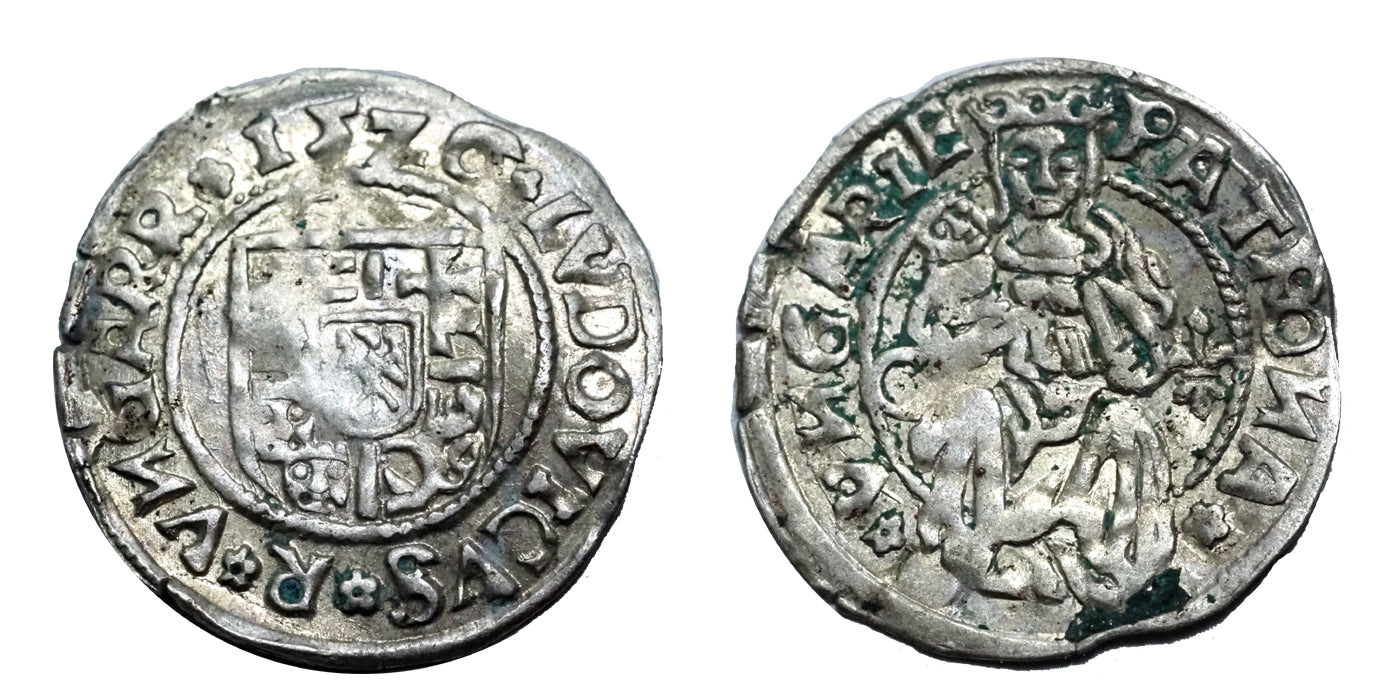II.Lajos 1516-1526 denár 1526 Kassa