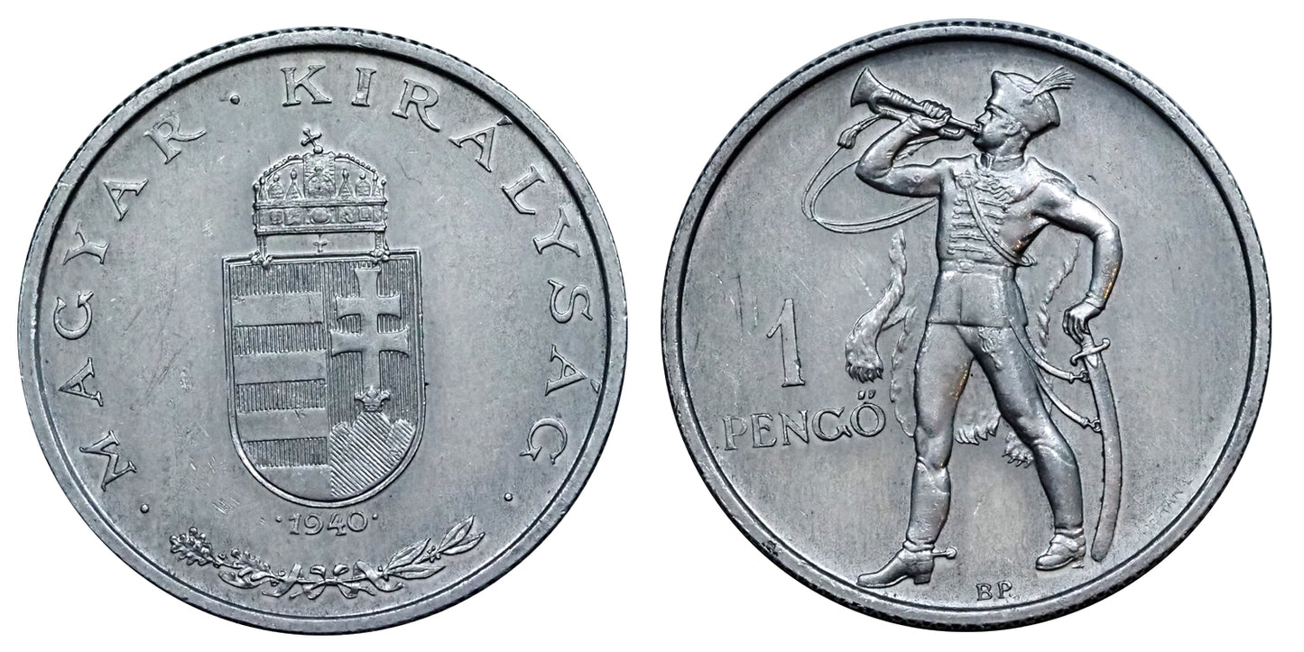 1 pengő 1940 próbaveret R!