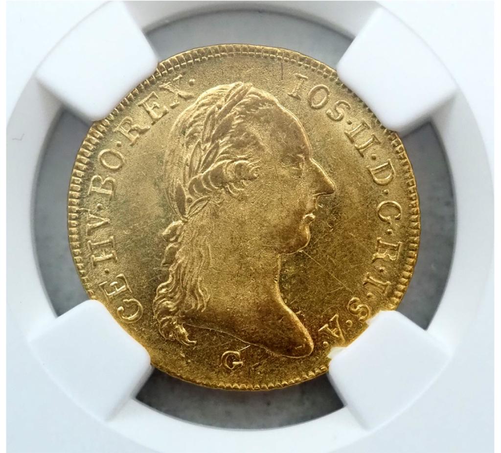 II.József dukát 1786 G