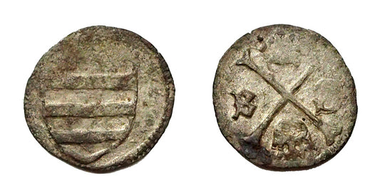 Hunyadi Mátyás 1458-1490 obolus R!