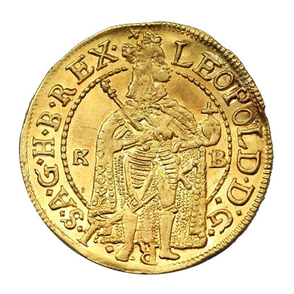 I.Lipót 1657-1705 dukát 1682 KB R!