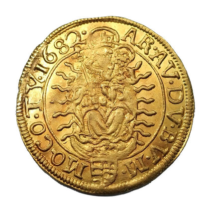 I.Lipót 1657-1705 dukát 1682 KB R!