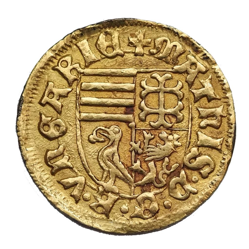 Hunyadi Mátyás 1458-1490 aranyforint R!