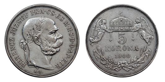 Ferenc József 1848-1916 5 korona 1900