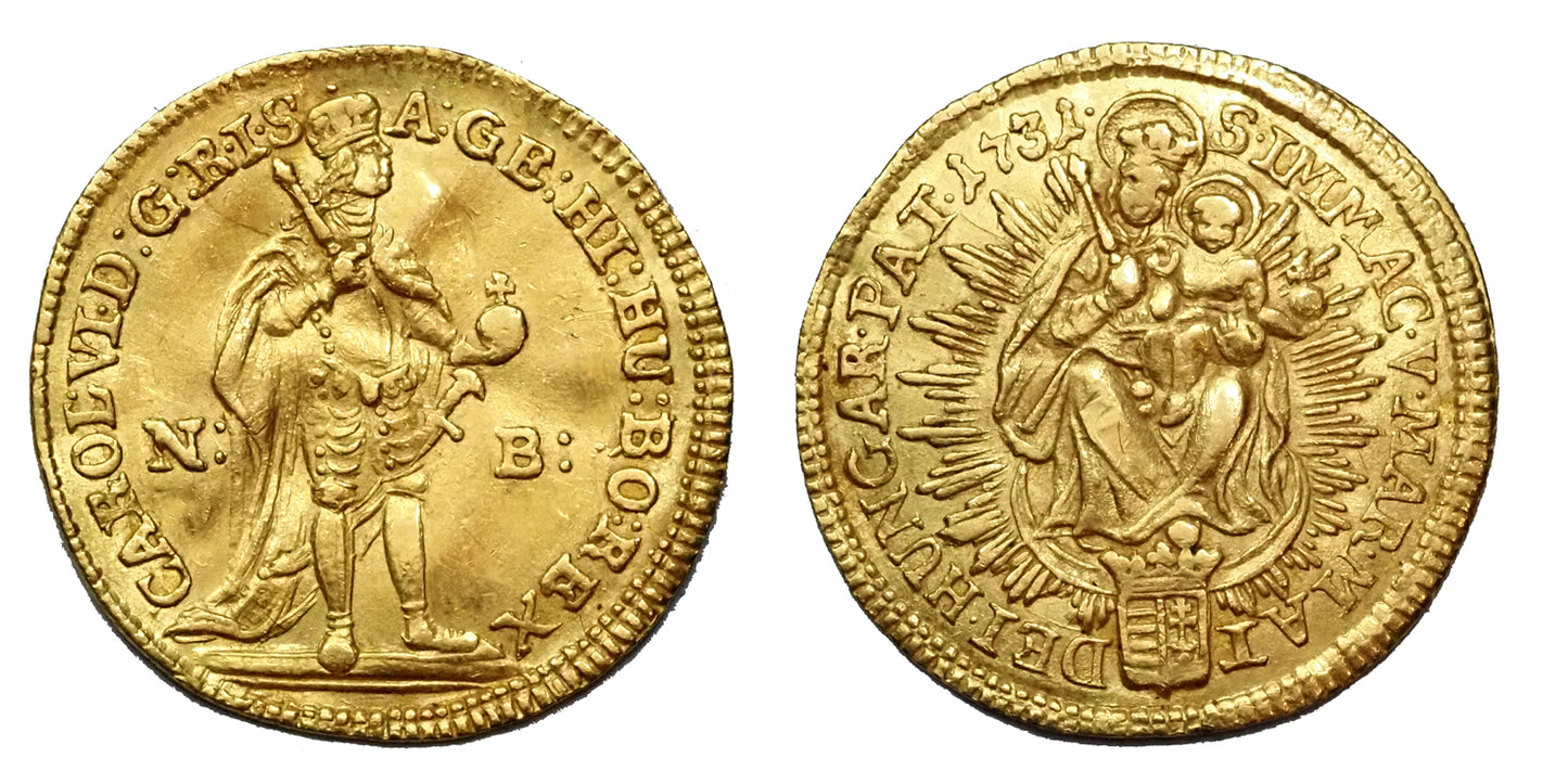 III.Károly 1711-1740 dukát 1731 NB