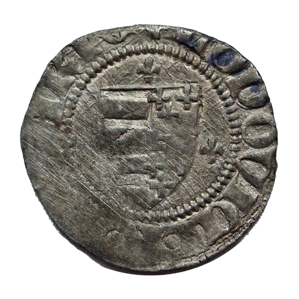 I.Lajos 1342-1382 denár szerecsenfej/o RR!