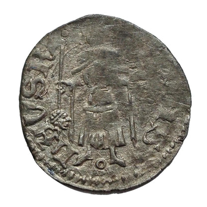 I.Lajos 1342-1382 denár szerecsenfej/o RR!