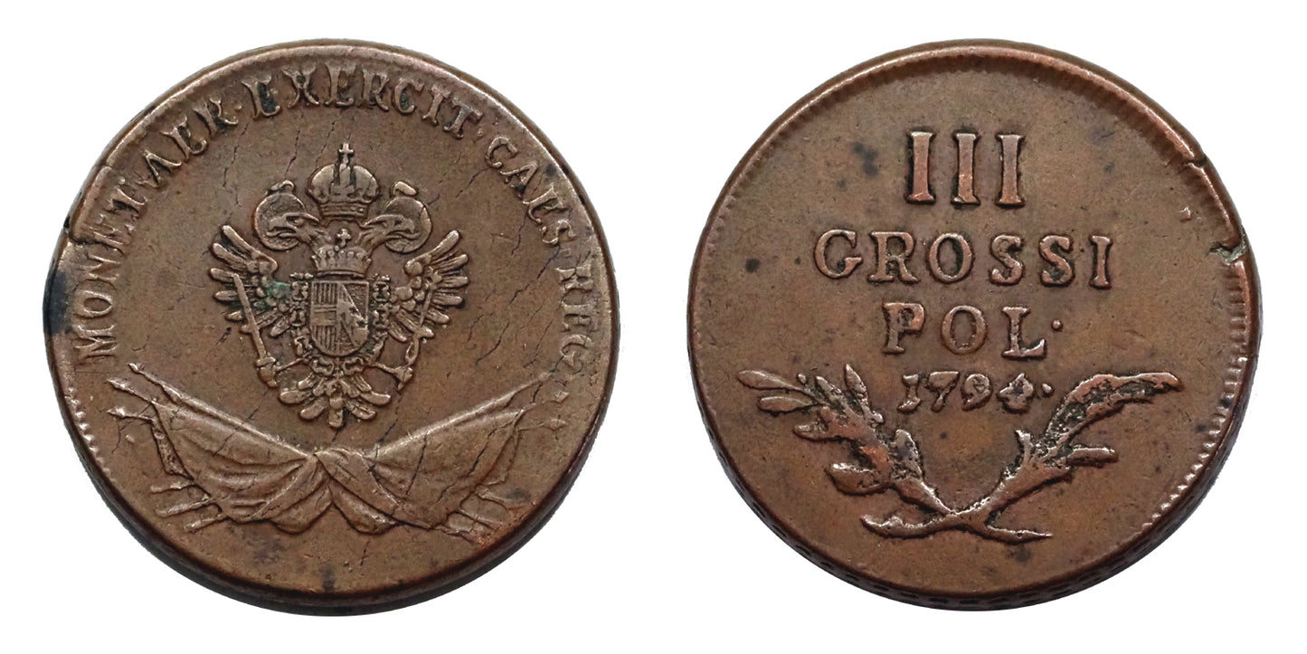 Ferenc 1792-1835 III grossi 1794