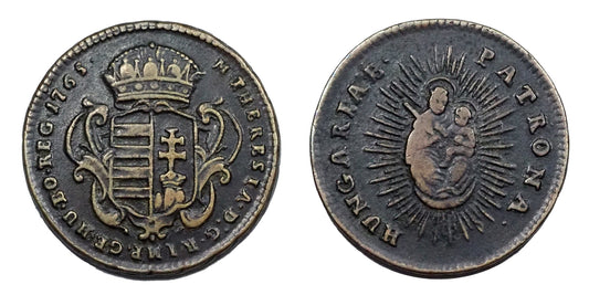 Mária Terézia 1740-1780 rézdenár 1765