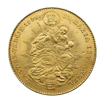 Szabadságharc dukát 1848 keskeny címer R!