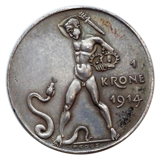 Ferenc József 1848-1914 1 korona 1914 PRÓBAVERET RR!
