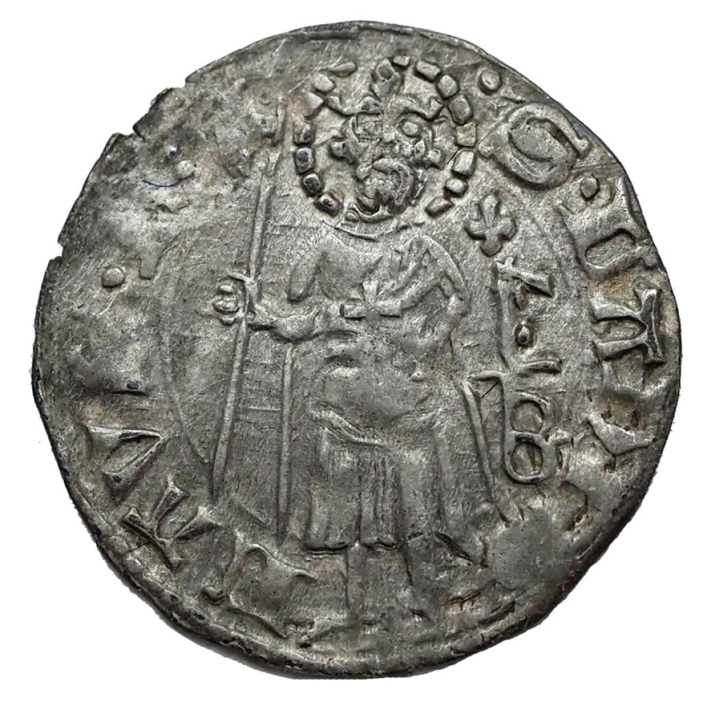 I.Lajos 1342-1382 denár liliom FB R!
