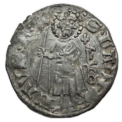 I.Lajos 1342-1382 denár liliom FB R!