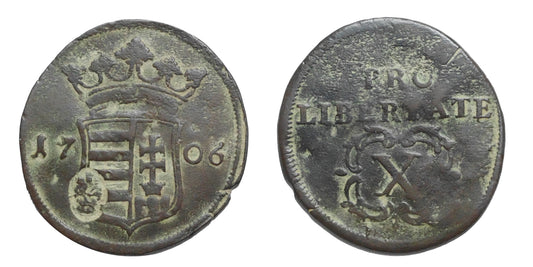 II.Rákóczi Ferenc 1703-1711 X poltura 1706 R!