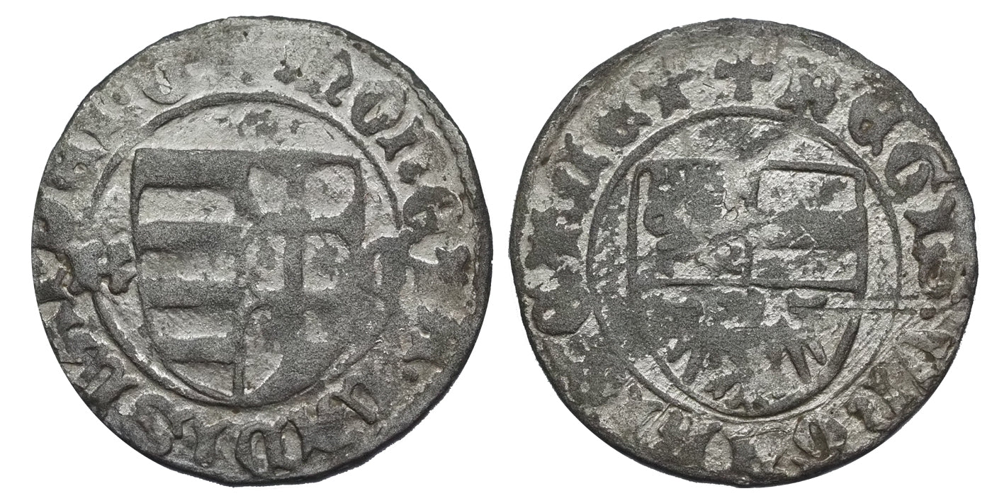 V.László 1453-1457 denár R!