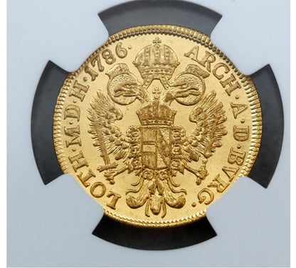 II.József dukát 1786 G