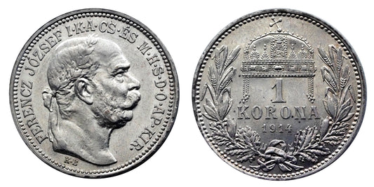 Ferenc József 1 korona  1914