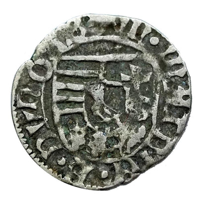Hunyadi Mátyás 1458-1490 denár R!