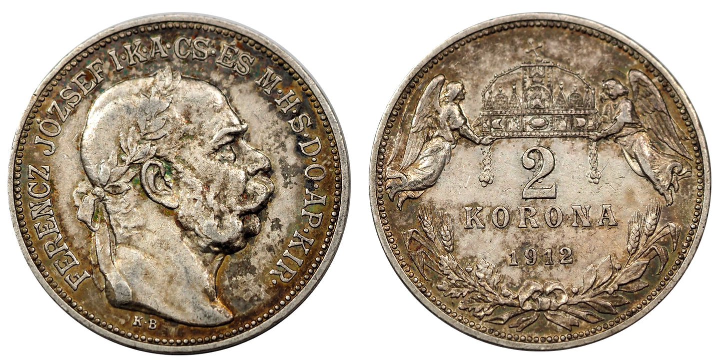 Ferenc József 1848-1916 2 korona 1912