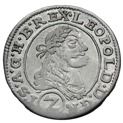 I.Lipót 1657-1705 2 krajcár 1674 KB