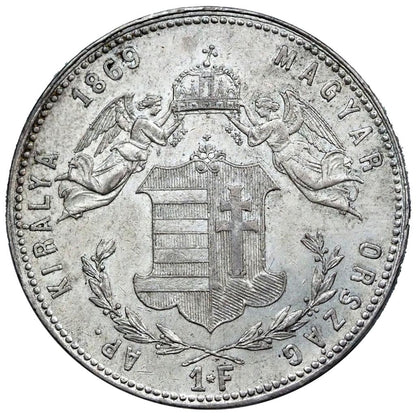 Ferenc József 1848-1916 Forint 1869 Gyf