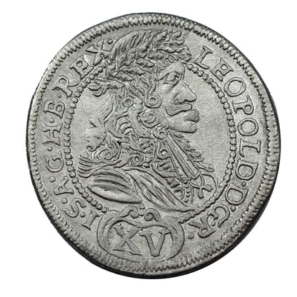 I.Lipót 1757-1705 XV krajcár 1696 NB