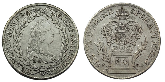 Lotharingiai Ferenc 20 krajcár 1776