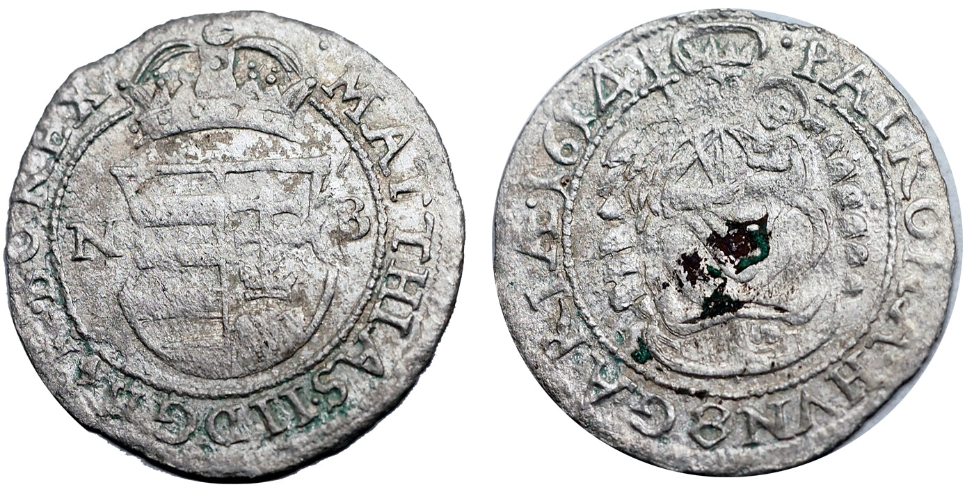 II.Mátyás 1608-1619 garas